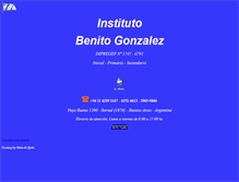 Tablet Screenshot of benitogonzalez.com.ar